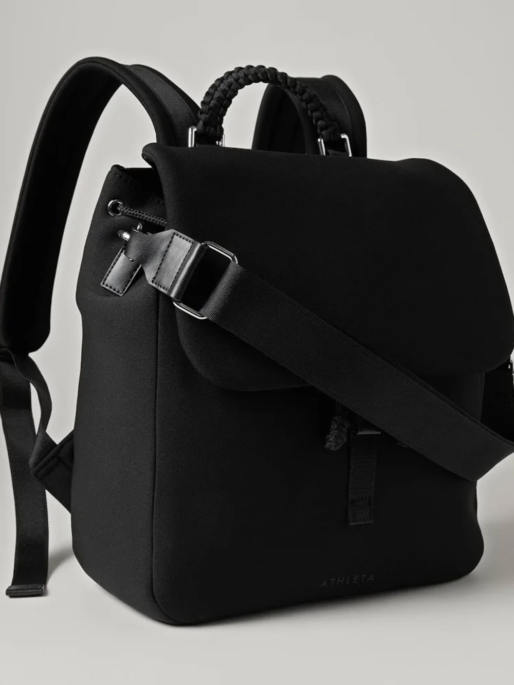 Athleta Black Revive Convertible Backpack